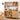 Elegant Natural Wood Cabinet with Dark Brown Bamboo Glass and Sleek ABS Resin Finish hsl - 77MUTUKISPACE