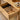 Elegant Natural Wood Cabinet with Dark Brown Bamboo Glass and Sleek ABS Resin Finish hsl - 77MUTUKISPACE