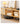 Stylish Natural Wood TV Cabinet with Bamboo Shelves, Durable ABS Resin, and Glass Doors hsl - 80MUTUKISPACE