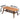 Stylish Bamboo Coffee Table in Natural Wood Brown Finish - Perfect for Your Living Room hsl - 81MUTUKISPACE