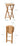 Stylish Natural Bamboo Wood Stool for Modern Interiors hsl - 91MUTUKISPACE
