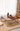 Elegant Dark Brown Bamboo Natural Wood Coffee Table for Modern Living Rooms hsl - 93MUTUKISPACE