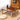 Elegant Dark Brown Bamboo Natural Wood Coffee Table for Modern Living Rooms hsl - 93MUTUKISPACE