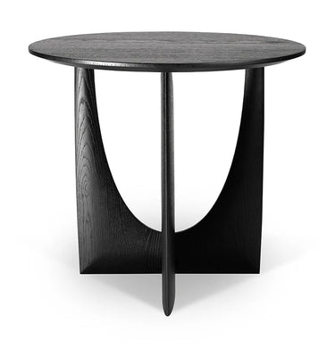 19.7"Dia Modern Round Coffee Table with Oak Finish and Unique Base – Stylish Living Room Accent hsxz - 2176MUTUKISPACE
