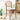 Elegant Brown Cherry Wood Chair with Natural Rattan Accent htzm - 1517MUTUKISPACE