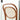 Elegant Brown Cherry Wood Chair with Natural Rattan Accent htzm - 1517MUTUKISPACE