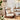 Stylish Beige Brown chair with Natural Ash Wood Frame, Cotton Linen Upholstery, & Rattan Accents htzm - 1518MUTUKISPACE