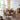 Elegant Brown Ash Wood Table with Rattan Accents and Cotton Linen Blend htzm - 1520MUTUKISPACE