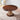 Elegant Brown Ash Wood Table with Rattan Accents and Cotton Linen Blend htzm - 1520MUTUKISPACE