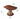 Elegant Brown Ash Wood Table with Rattan Accents and Cotton Linen Blend htzm - 1520MUTUKISPACE