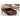 Elegant Solid Wood & Sintered Stone Coffee Table - Brown, White & Black Design hx - 1566MUTUKISPACE