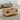 Elegant White Oak Solid Wood Coffee Table with Sintered Stone Top - Natural Finish hx - 1568MUTUKISPACE
