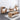 Elegant White Oak Solid Wood Coffee Table with Sintered Stone Top - Natural Finish hx - 1568MUTUKISPACE