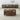 Elegant Solid Wood Coffee Table with Sintered Stone Top - Brown, White & Black hx - 1569MUTUKISPACE