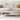 Elegant White and Beige Solid Wood Sintered Stone Coffee Table - Stylish and Durable hx - 1574MUTUKISPACE