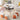 Solid Wood Stool with Beige and Orange Faux Leather Upholstery hx - 1577MUTUKISPACE