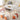 Solid Wood Stool with Beige and Orange Faux Leather Upholstery hx - 1577MUTUKISPACE