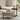 Solid Wood Coffee Table with Sintered Stone Top and Faux Leather Accents hxj - 2703MUTUKISPACE