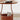 Modern Carbon Steel Tea Table with Faux Leather Finish hxj - 2731MUTUKISPACE