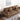 Luxurious Dark Brown and Light Beige Sofa with Black Pine Wood Frame - Down - Filled Cotton and Faux Leather Upholstery hxl - 1265MUTUKISPACE