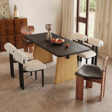 Solid Wood Dining Table – Contemporary Design for Chic Homes hyc - 3122MUTUKISPACE
