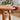 Elegant Multitone Wooden Stool with Cotton/Linen Seat – Grey, Brown, Cherry, Black Walnut hykmq - 741MUTUKISPACE