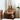 Handcrafted Bar Stool in Rich Natural Brown and Cherry Wood Finish - Black Walnut Accents hykmq - 742MUTUKISPACE