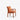 Sleek Mid - Century Modern Chair with Orange, Off - White, and Yellow Leathaire - Natural Oak, Cherry, and Light Brown Wood Finish hykmq - 745MUTUKISPACE