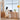 Sleek Mid - Century Modern Chair with Orange, Off - White, and Yellow Leathaire - Natural Oak, Cherry, and Light Brown Wood Finish hykmq - 745MUTUKISPACE