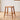 Premium Wooden Stool - Natural Brown Cherry & Black Walnut Finish hykmq - 747MUTUKISPACE