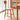 Premium Wooden Stool - Natural Brown Cherry & Black Walnut Finish hykmq - 747MUTUKISPACE