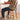 Premium Wooden Stool - Natural Brown Cherry & Black Walnut Finish hykmq - 747MUTUKISPACE