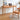 Elegant Cherry Wood and Natural Plywood Desk hykmq - 750MUTUKISPACE