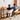 Desk with Natural Wood Finish in Red Oak and Black Walnut hykmq - 751MUTUKISPACE