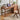 Elegant Brown Natural Wood Table - Black Walnut & Cherry Wood Finish hykmq - 753MUTUKISPACE