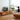 Cherry Wood TV Cabinet with Copper Hardware and Glass Doors hykmq - 757MUTUKISPACE