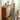 Elegant Brown Cherry Wood Cabinet with Black Walnut Tempered Glass Doors hykmq - 760MUTUKISPACE