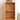Elegant Cherry Wood & Glass Cabinet with Copper Accents - Plywood Shelving hykmq - 766MUTUKISPACE