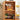 Elegant Cherry Wood & Glass Cabinet with Copper Accents - Plywood Shelving hykmq - 766MUTUKISPACE