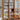 Elegant Cherry Wood & Plywood Cabinet with Copper Accents and Glass Doors hykmq - 767MUTUKISPACE