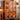 Elegant Cherry Wood Cabinet with Glass Doors and Copper Accents - Natural Finish hykmq - 768MUTUKISPACE