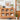 Elegant Cherry Wood Cabinet with Glass Doors and Copper Accents - Natural Finish hykmq - 768MUTUKISPACE