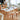 Elegant Black and Natural Wood Table with White Marble, Cherry Wood, and Red Oak Options hykmq - 787MUTUKISPACE