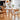 Elegant Black Natural Wood Table with White Marble, Cherry Wood, & Red Oak Options hykmq - 788MUTUKISPACE