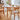 Elegant Black Natural Wood Table with White Marble, Cherry Wood, & Red Oak Options hykmq - 788MUTUKISPACE
