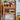 Stunning Cherry Wood Cabinet with Glass Doors and Copper Accents - Premium Plywood Construction hykmq - 795MUTUKISPACE