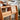 Stunning Cherry Wood Cabinet with Glass Doors and Copper Accents - Premium Plywood Construction hykmq - 795MUTUKISPACE
