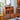 Stunning Cherry Wood Cabinet with Glass Doors and Copper Accents - Premium Plywood Construction hykmq - 795MUTUKISPACE