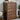 Elegant Brown Cherry & Black Walnut Cabinet with Copper Accents for Sophisticated Interiors hykmq - 796MUTUKISPACE