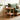 Elegant Multi - Material Rolling Cart: Natural Cherry Wood, Glass, and Metal Finish hykmq - 797MUTUKISPACE